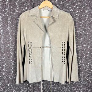 100% Leather Charlotte Russe Cowgirl Jacket Coat